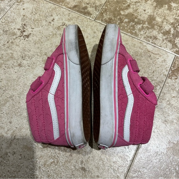 Vans pink girls suede sneakers - Picture 4 of 8